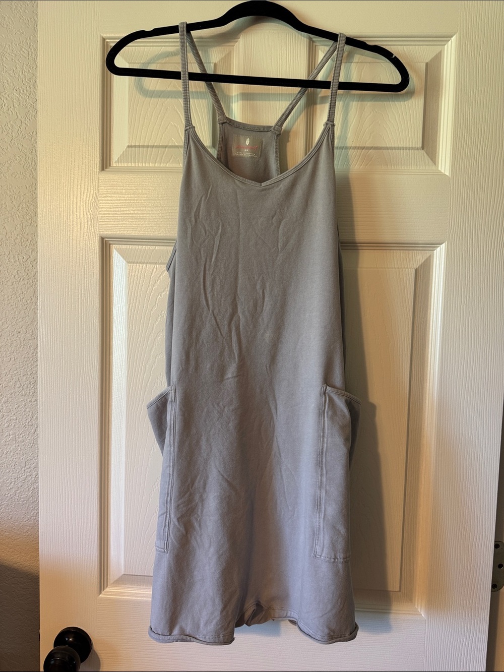 Free People Charcoal Gray romper